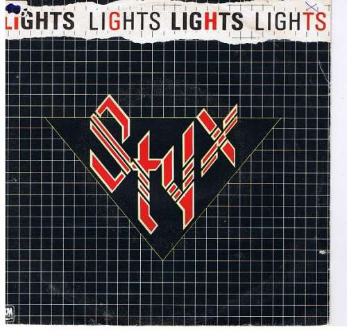 Cover Styx - Lights (7, Single) Schallplatten Ankauf