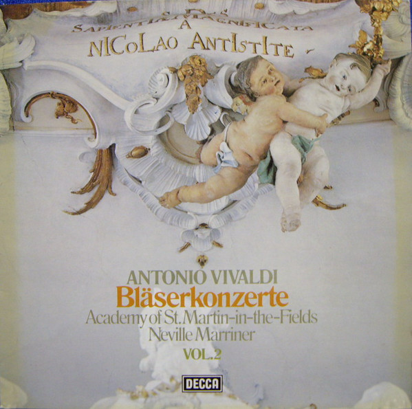 Cover Antonio Vivaldi, Academy Of St. Martin-in-the-Fields*, Neville Marriner* - Bläserkonzerte - Vol. 2 (LP) Schallplatten Ankauf
