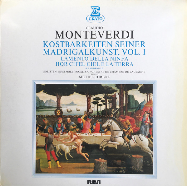 Cover Claudio Monteverdi, Michel Corboz - Kostbarkeiten Seiner Madrigalkunst Vol.1 (LP) Schallplatten Ankauf