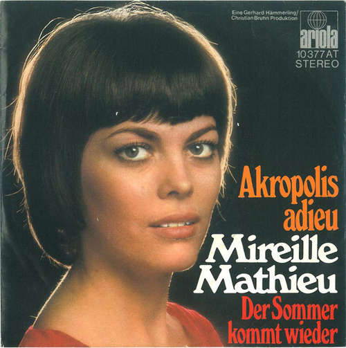 Bild Mireille Mathieu - Akropolis Adieu (7, Single, DGG) Schallplatten Ankauf