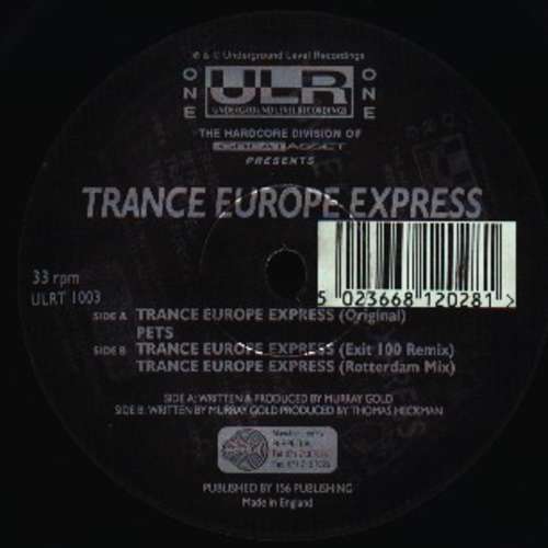 Cover Trance Europe Express Schallplatten Ankauf