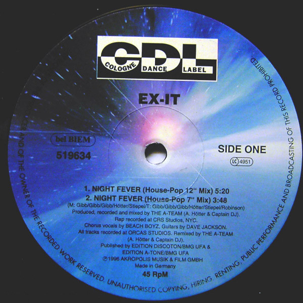 Bild Ex-It - Night Fever (12) Schallplatten Ankauf