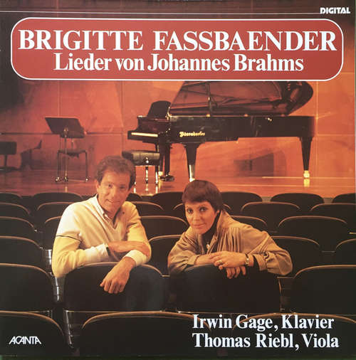 Cover Brigitte Fassbaender - Lieder von Johannes Brahms (LP, Album) Schallplatten Ankauf