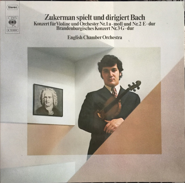 Cover Bach*, Pinchas Zukerman - Zukerman spielt und dirigiert Bach (LP) Schallplatten Ankauf