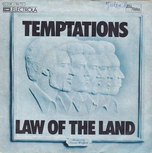 Cover The Temptations - Law Of The Land  (7, Single, RE) Schallplatten Ankauf