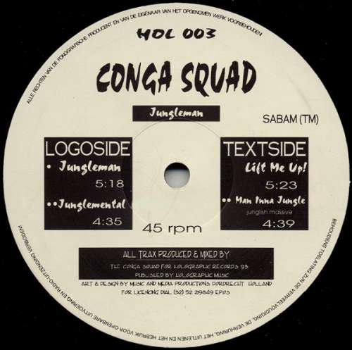 Cover Conga Squad - Jungleman (12) Schallplatten Ankauf