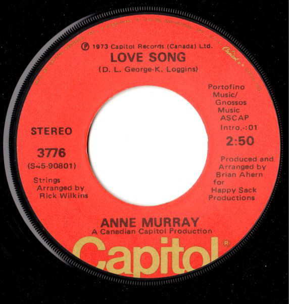 Bild Anne Murray - Love Song (7, Single) Schallplatten Ankauf