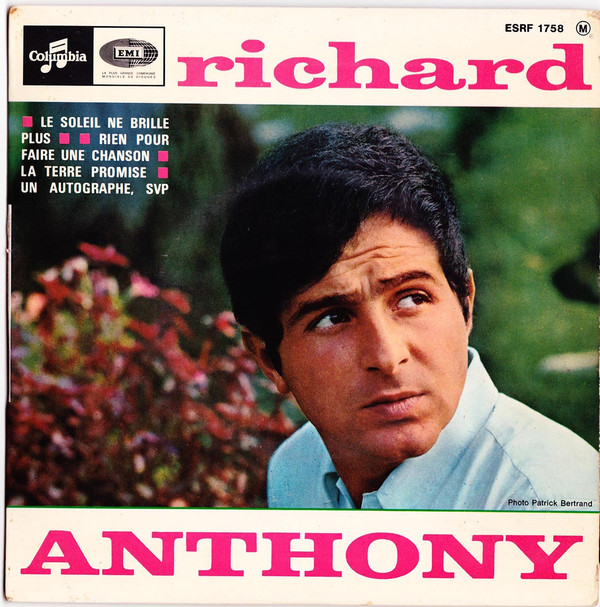 Cover Richard Anthony (2) - Le Soleil Ne Brille Plus (7, EP) Schallplatten Ankauf