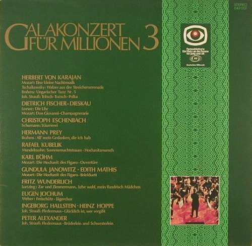 Cover Various - Galakonzert Für Millionen 3 (LP, Comp) Schallplatten Ankauf