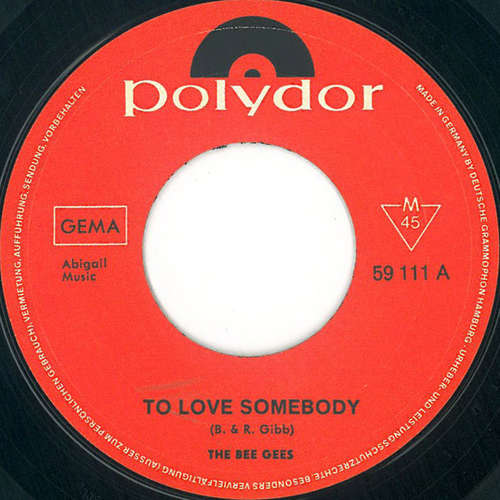 Cover The Bee Gees* - To Love Somebody (7, Single, Mono) Schallplatten Ankauf