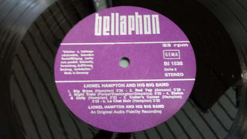 Cover Lionel Hampton & His Big Band - Lionel Hampton And His Big Band (LP) Schallplatten Ankauf