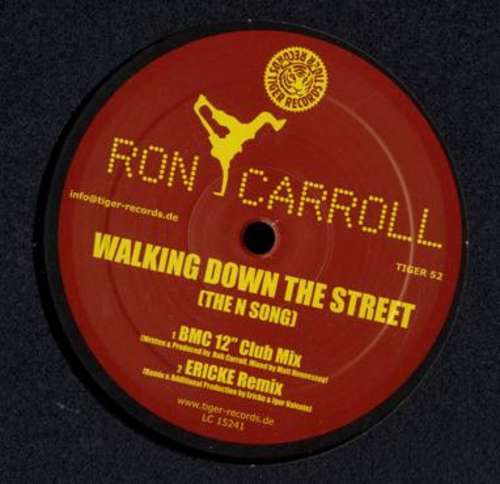 Cover Ron Carroll - Walking Down The Street (The N Song) (12) Schallplatten Ankauf