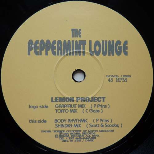 Cover The Peppermint Lounge - Lemon Project (12) Schallplatten Ankauf
