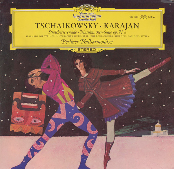 Cover Tchaikovsky* · Karajan* – Berliner Philharmoniker - Streicherserenade / Nussknacker-Suite Op. 71a (LP) Schallplatten Ankauf