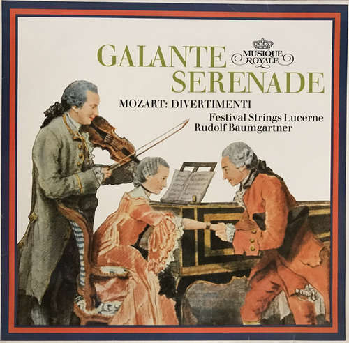 Cover Mozart*, Rudolf Baumgartner, Festival Strings Lucerne - Galanter Serenade Mozart: Divertimenti (LP) Schallplatten Ankauf