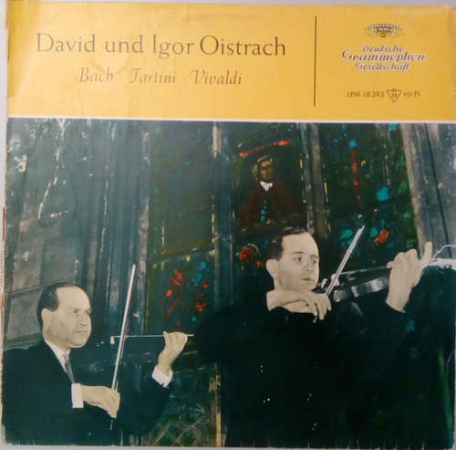 Cover David* Und Igor Oistrach - Bach – Tartini – Vivaldi (LP, Mono) Schallplatten Ankauf