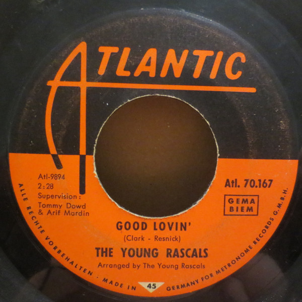 Cover The Young Rascals - Good Lovin' / Mustang Sally (7, Single) Schallplatten Ankauf