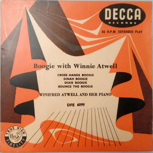Cover Winifred Atwell - Boogie With Winifred Atwell (7, EP) Schallplatten Ankauf