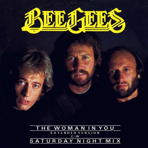 Cover Bee Gees - The Woman In You (Extended Version) / Saturday Night Mix (12) Schallplatten Ankauf