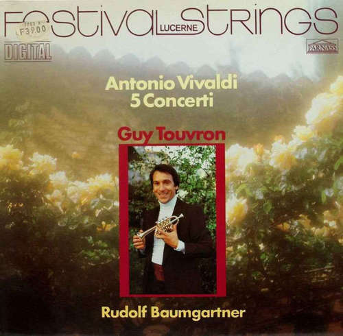 Cover Festival Strings Lucerne - Guy Touvron, Rudolf Baumgartner - Antonio Vivaldi - 5 Concerti (LP) Schallplatten Ankauf