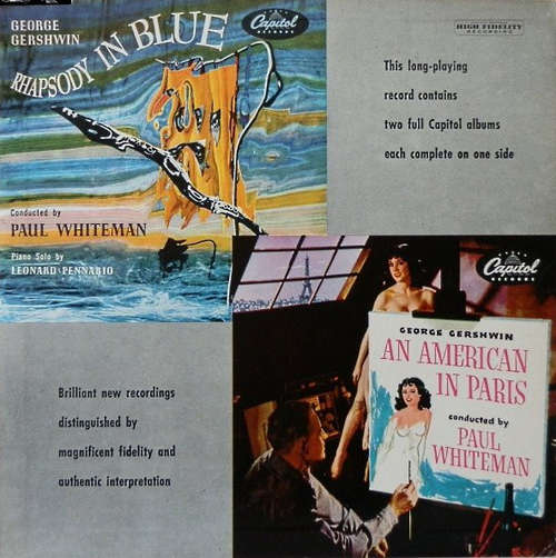 Cover George Gershwin, Paul Whiteman, Leonard Pennario - Rhapsody In Blue / An American In Paris (10, Album, RE) Schallplatten Ankauf