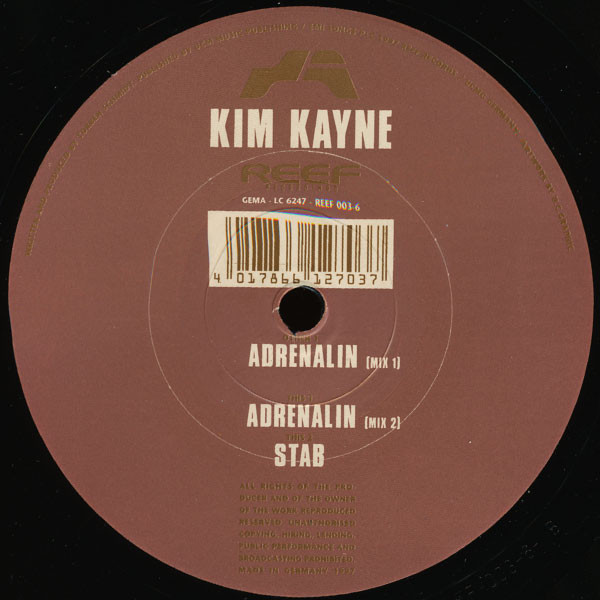 Cover Kim Kayne - Adrenalin EP (12, EP) Schallplatten Ankauf