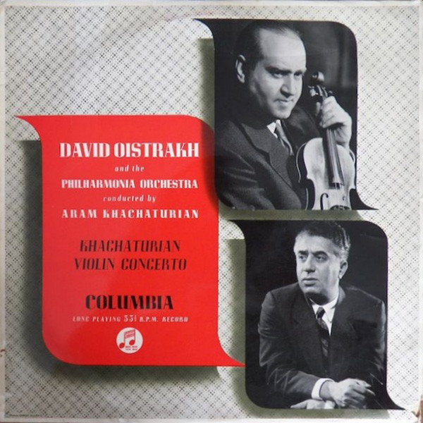 Cover Khachaturian* - David Oistrakh*, Philharmonia Orchestra - Violin Concerto (LP) Schallplatten Ankauf