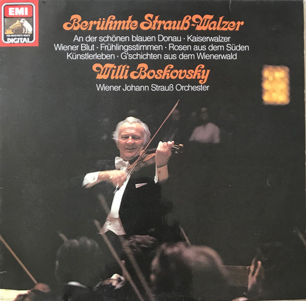 Cover Willi Boskovsky / Wiener Johann Strauss Orchester* - Berühmte Strauß-Walzer (LP, Album) Schallplatten Ankauf