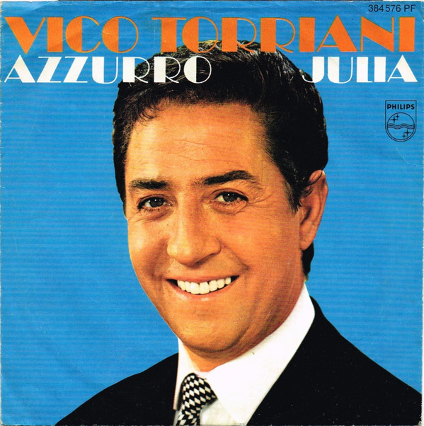 Cover Vico Torriani - Azzurro (7, Single, Mono) Schallplatten Ankauf