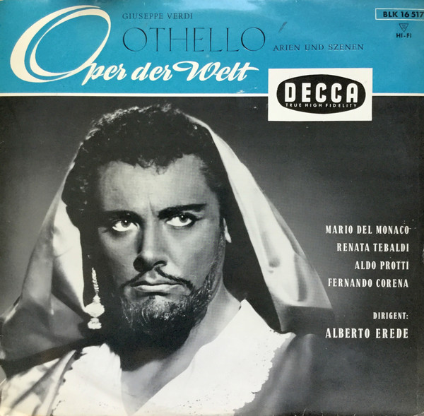 Bild Giuseppe Verdi - Othello (Arien Und Szenen) (LP, Mono) Schallplatten Ankauf