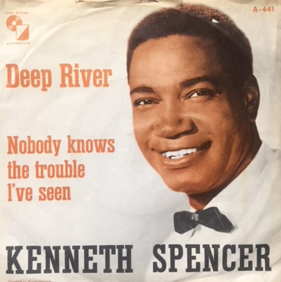 Cover Kenneth Spencer - Deep river (7, Single) Schallplatten Ankauf