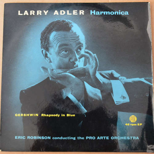 Cover Larry Adler - Rhapsody In Blue (7, EP) Schallplatten Ankauf