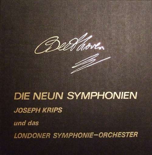 Cover Ludwig van Beethoven / Joseph Krips* Und Das Londoner Symphonie-Orchester* - Die Neun Symphonien (7xLP, RP + Box) Schallplatten Ankauf