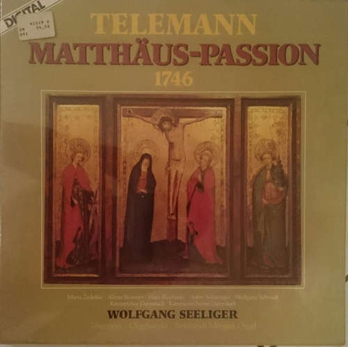 Cover Georg Philipp Telemann - Matthäus-Passion 1746 (2xLP, Club, Dig) Schallplatten Ankauf