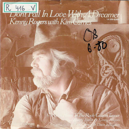 Cover Kenny Rogers With Kim Carnes - Don't Fall In Love With A Dreamer (7, Single) Schallplatten Ankauf