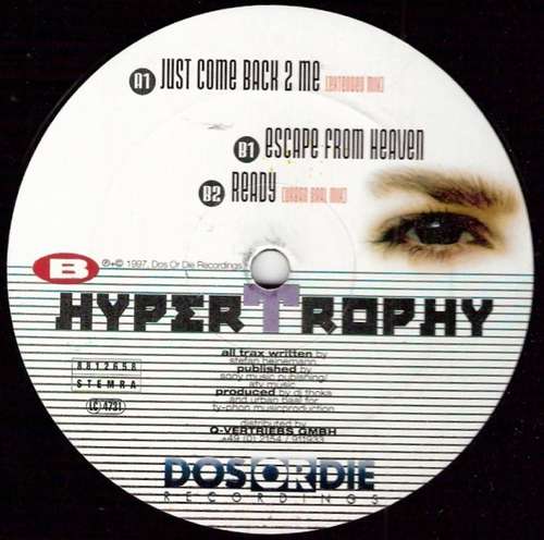 Cover Hypertrophy - Just Come Back 2 Me (12) Schallplatten Ankauf