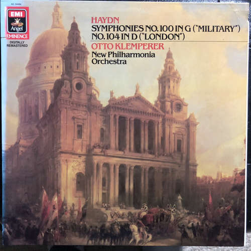 Cover Haydn* / Otto Klemperer / The New Philharmonia Orchestra* - Symphony No. 104 In D (London) / Symphony No. 100 In G (Military) (LP) Schallplatten Ankauf