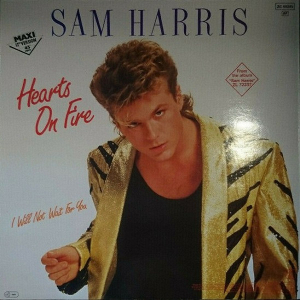 Cover Sam Harris (2) - Hearts On Fire (12) Schallplatten Ankauf