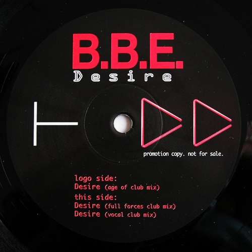 Cover B.B.E. - Desire (12, Promo) Schallplatten Ankauf