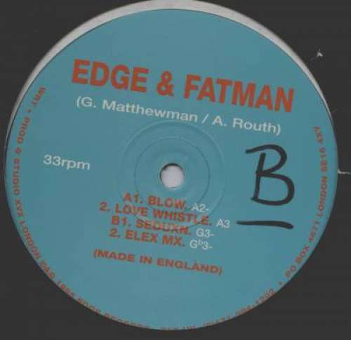 Cover Edge* & Fatman (9) - Blow (12) Schallplatten Ankauf