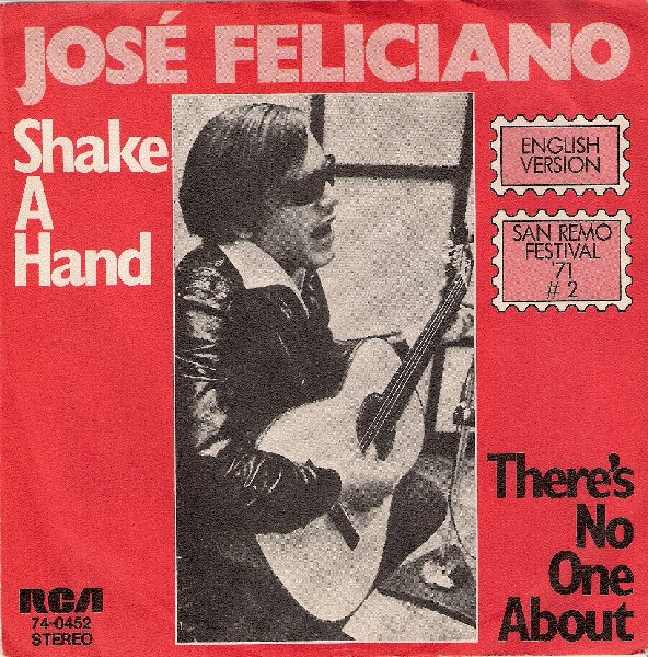 Cover José Feliciano - Shake A Hand (7, Single) Schallplatten Ankauf