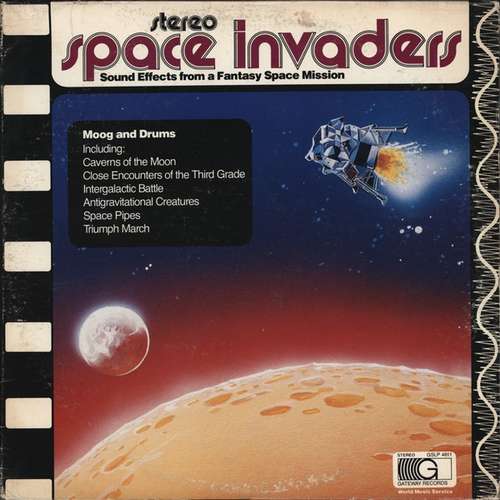 Cover Unknown Artist - Space Invaders - Sound Effects From A Fantasy Space Mission (LP, Blu) Schallplatten Ankauf