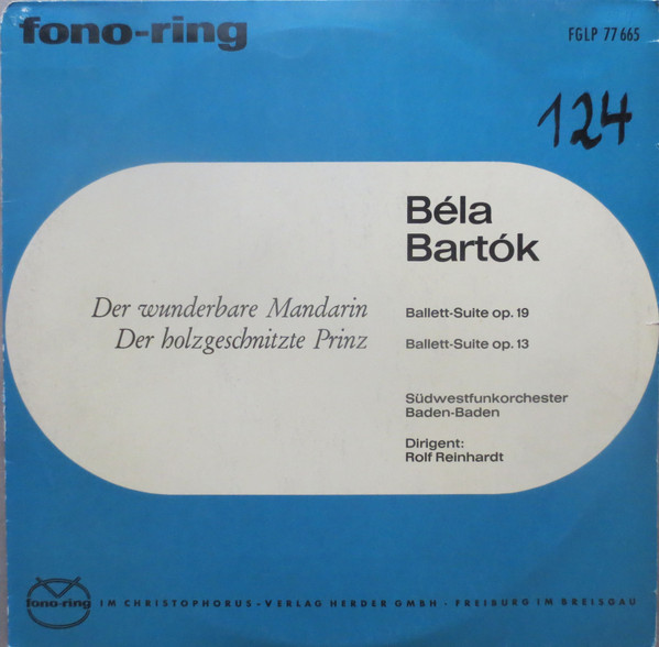 Bild Béla Bartók - Der Wunderbare Mandarin / Der Holzgeschnitzte Prinz (LP) Schallplatten Ankauf