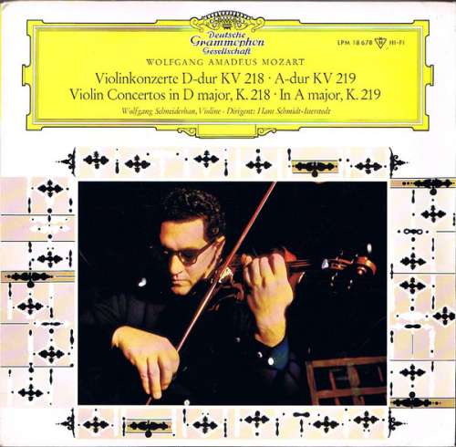 Cover Wolfgang Amadeus Mozart, Wolfgang Schneiderhan, Hans Schmidt-Isserstedt - Violinkonzerte D-Dur KV 218 • A-Dur KV 219 (LP, Mono) Schallplatten Ankauf