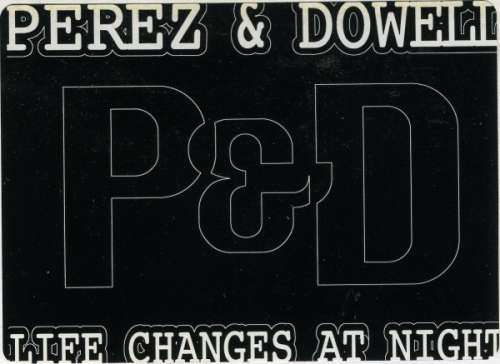 Cover Perez & Dowell - Life Changes At Night (12) Schallplatten Ankauf