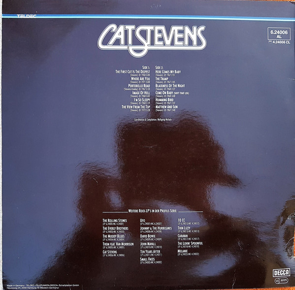 Cover Cat Stevens - Cat Stevens (LP, Comp, RP) Schallplatten Ankauf