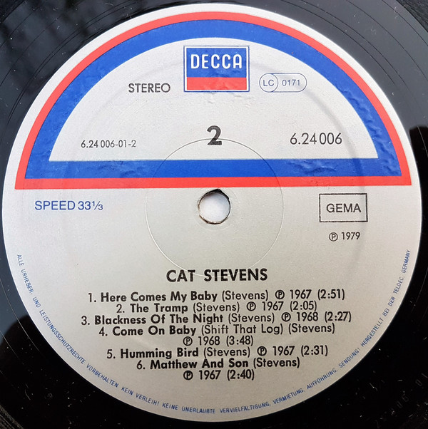 Cover Cat Stevens - Cat Stevens (LP, Comp, RP) Schallplatten Ankauf