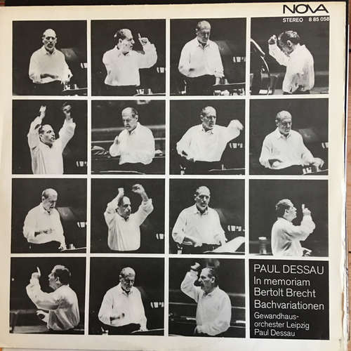 Cover Paul Dessau - In Memoriam Bertolt Brecht - Bachvariationen Für Großes Orchester (LP, RE) Schallplatten Ankauf
