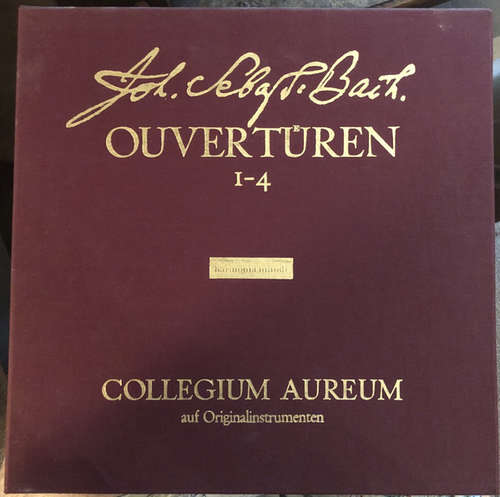 Cover J.S. Bach* - Collegium Aureum - Ouvertüren I-4 (2xLP) Schallplatten Ankauf