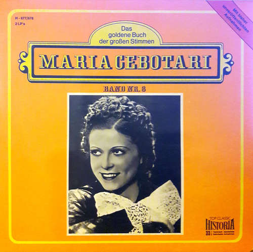 Cover Maria Cebotari - Maria Cebotari (2xLP, Comp, Mono) Schallplatten Ankauf